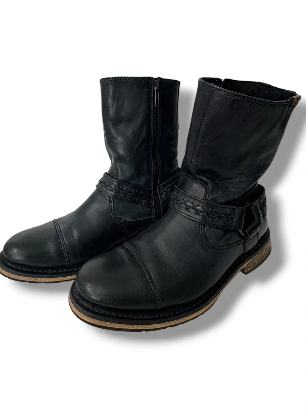Harley-Davidson Constrictor Motorcycle Boots Men’s 8.5 Black Leather D95276
